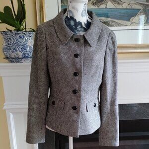 Brooks Brothers Silk / Linen Tweed 60's-vibe jacket